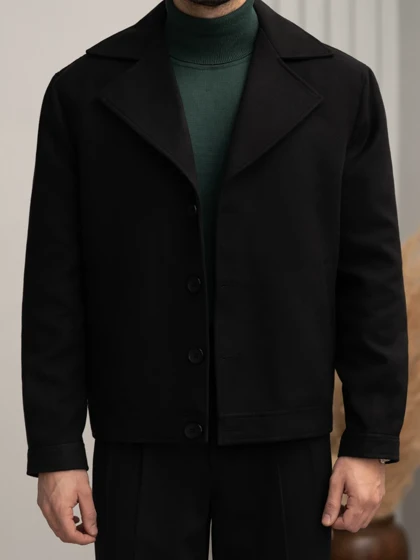 کت کراپ مشکی کارلوتی کد o140