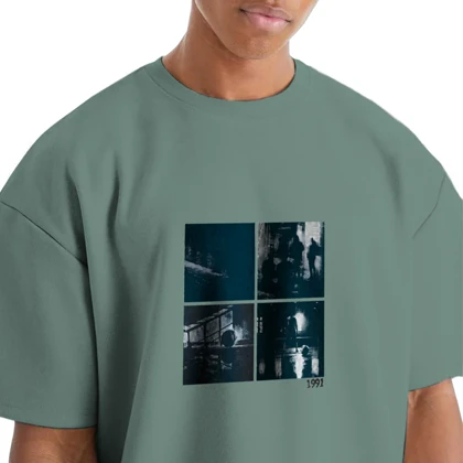 تیشرت اورسایز مردانه basketball 1991 مدل TS1973