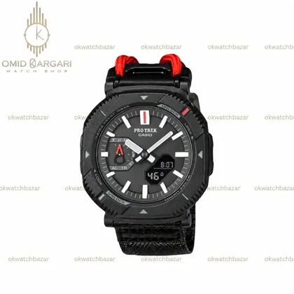 ساعت مچی کاسیو جی شاک پروترک قرمز مشکی Casio G-shock Protrek