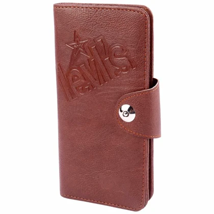 کیف پول چرمی طرح Levis