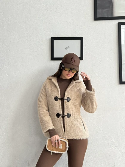 پالتو کتی " پرسا " رنگ کرم