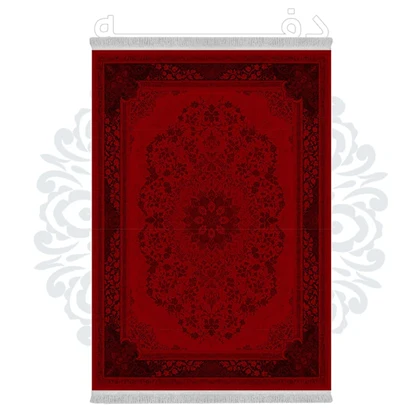 فرشینه از جنس پارچه هازان مخمل ترک طرح سنتی و مدرن برند دفه کد DHU49