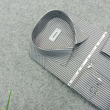 پیراهن طرحدار مردانه قواره ازاد ( قواره کلاسیک ) _ استین بلند