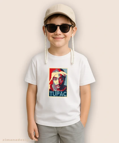 تیشرت بچگانه طرح توپاک کد 952