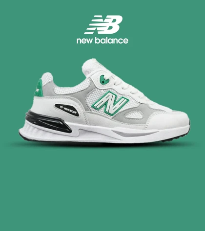 کفش کتانی مردانه سفید سبز NEW BALANCE yg niubailun مدل 4703