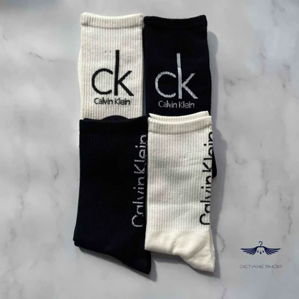 جوراب ساق‌دار طرح CK