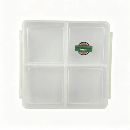 ظرف فریزری 4 خانه کوچک لیمون 4*180