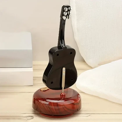 مینی گیتار کوکی موزیکال با پایه گردان