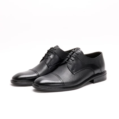 کفش مجلسی مردانه کارا مدل حصیری