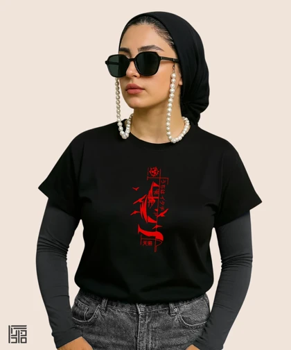 کراپ زنانه طرح انیمه ایتاچی اوچیها