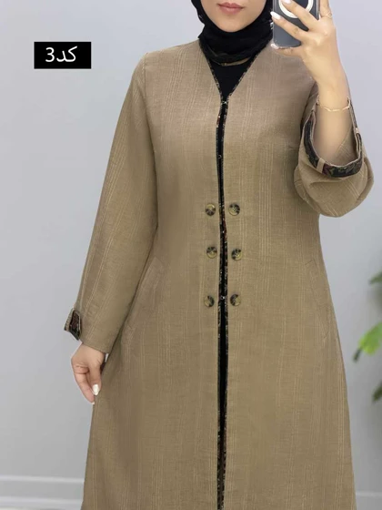مانتو 6دکمه شانتون مهرتا کد 827977
