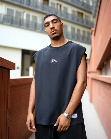 رکابی ورزشی وست NIKE 98 سرمه ای