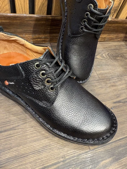 کفش کلارک بندی فلوتر چرم طبیعی