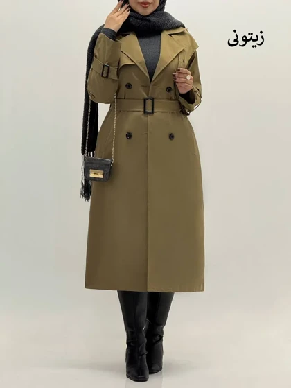 3987-بارانی بلند تیدا