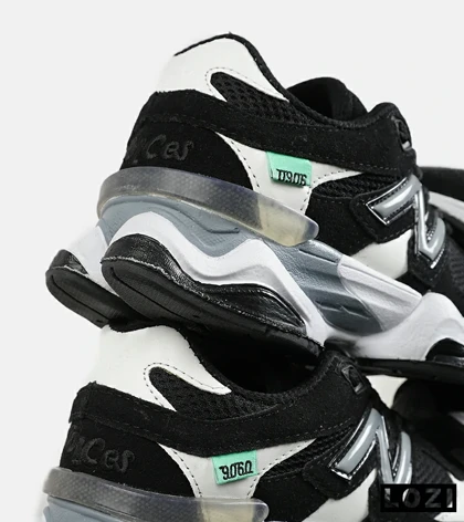 کفش کتانی مردانه و زنانه مشکی سفید NEW BALANCE 9060
