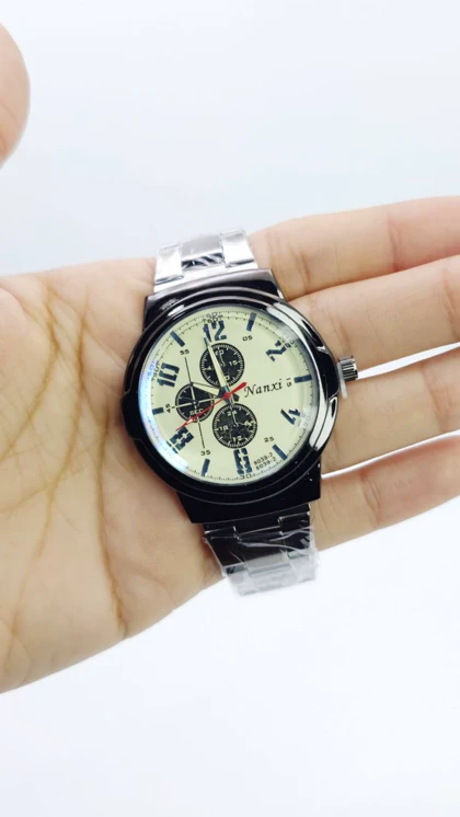 ساعت مچی مردانه نانسی Nanxi با موتور کوارتز و سبک 3موتوره
