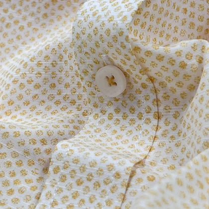 پیراهن لینن طرحدار 0266166E-24