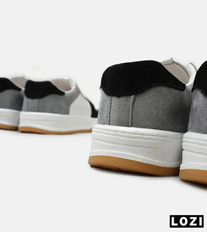 کفش اسنیکرزمردانه سفید طوسی مشکی VANS مدل 5003