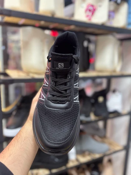 کتانی مردانه سالامون مدل پرو مشکی