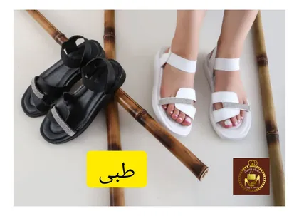 صندل نگینی کشی تابستانی زنانه دخترانه دورمچی یاس
