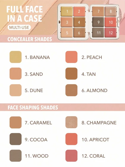 پالت چندکاره صورت شیگلم مدل All About That Face Multi-functional Face Palette