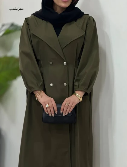 بارانی بلند ضد آب سمن