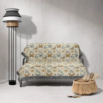 شال مبل ریش دار classic 154