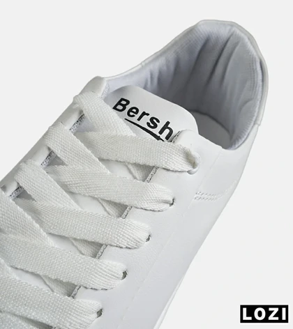 کفش کتانی مردانه سفید BERSHKA مدل 7672