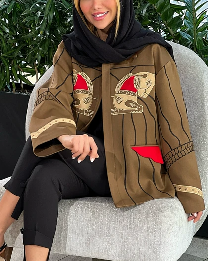 کت گلدوزی