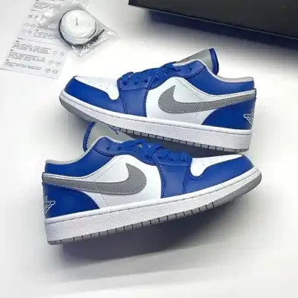 کفش نایک ایر جردن وان لو ترو بلو Nike Air Jordan 1 Low True Blue