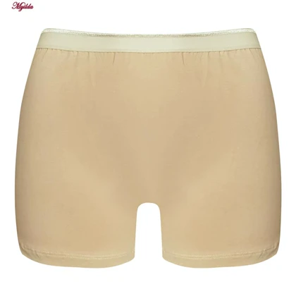 شورت زنانه مدل پادار نخی کرم کد 5022