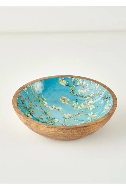 کاسه Bella Maison مدل Van Gogh Almond Blossom Mango - فیروزه‌ای
