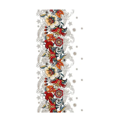 استیکر پارچه و لباس پاد آفرین مدل اسلیمی ایرانی کد 3821