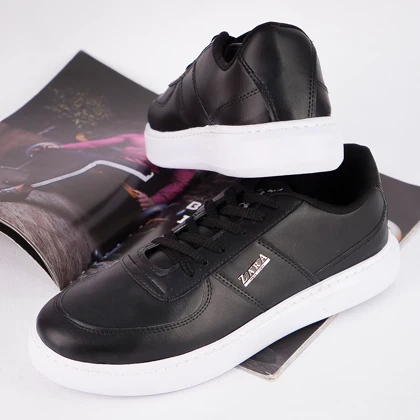 کفش تخت Zara مردانه مشکی مدل Kiyan ویژه