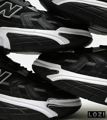 کفش کتانی مردانه و زنانه مشکی NEW BALANCE smith xvision v2
