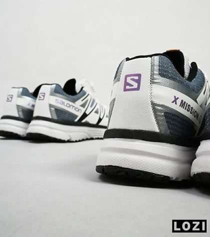کفش کتانی سفید طوسی SALOMON X-Mission 4