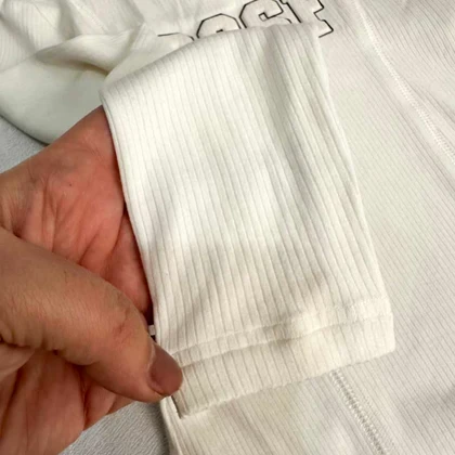 بلوز بچه گانه زیرسارافونی سفید کشی اورجینال