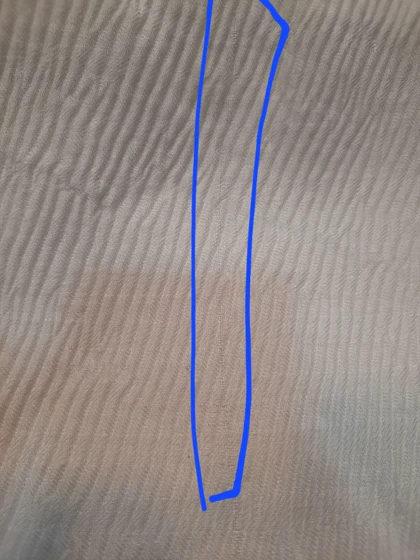 شال پلیسه پاییزه ( دارای ایراد جزئی ) 1