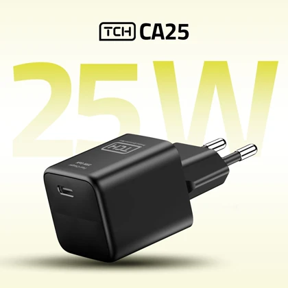 شارژر دیواری تی سی اچ TCH مدل CA25 توان 25 وات تایپ سی