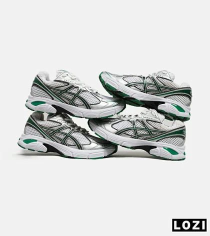 کفش کتانی مردانه سفید سبز ASICS GT-2160