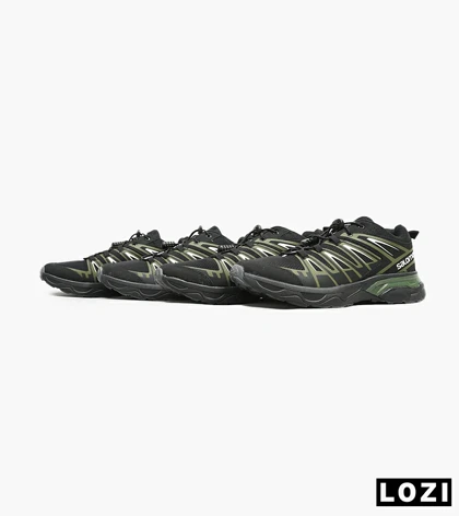 کفش کتانی مشکی سبز Salomon X ULTRA