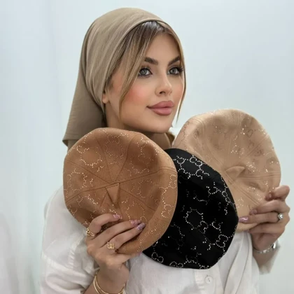 کلاه برت نگینی