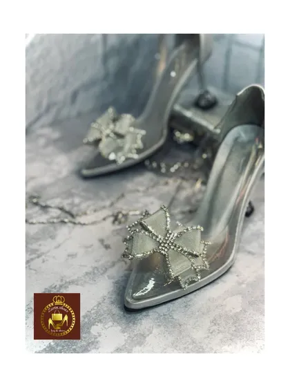 کفش مجلسی تلقی زنانه سیندرلا مدل هانا