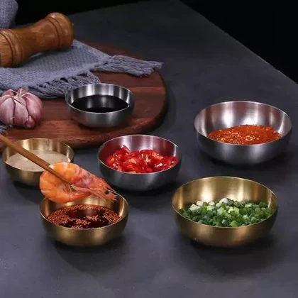 کاسه استیل طلایی یونیک پلاس/ Unique plus