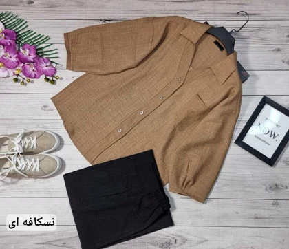 شومیز یقه هفت مدل تینا کد 50238