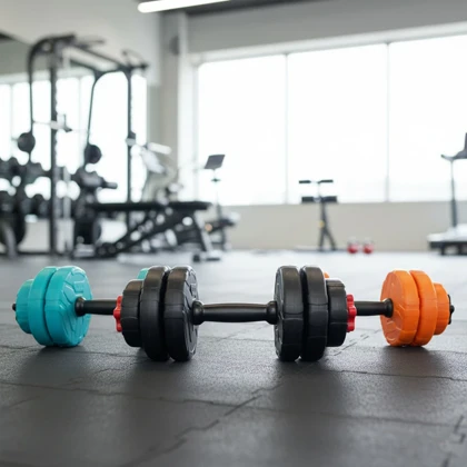 دمبل گرد قابل تنظیم وزن 5 کیلوگرم رادیس فیت مدل DVP-5Mix one handle