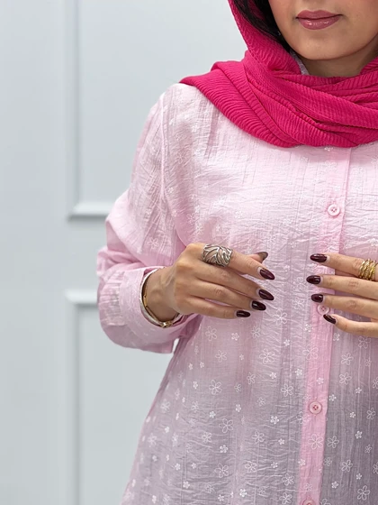 شومیز شیشه ای پرگل