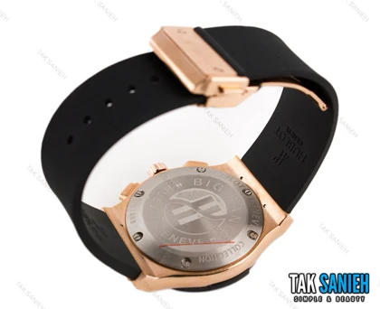 ساعت هوبلو مردانه سه موتوره مشکی رزگلد Hublot-2210-G