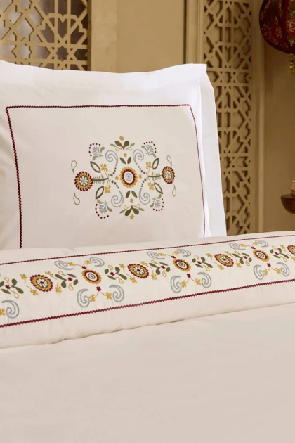 سرویس روتختی دو نفره Karaca Home مدل Beluna پنبه - سفید