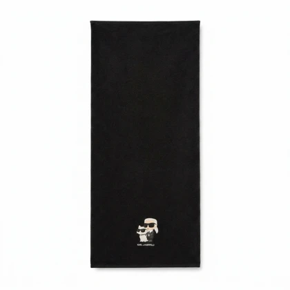 حوله حمام و استخر کارل لاگرفلد (Karl Lagerfeld) مدل Ikonik - رنگ مشکی